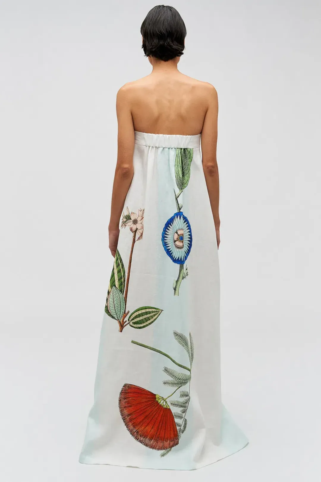 Oroton Grand Floral Gown Print Size 8 for rent on The Volte - main image