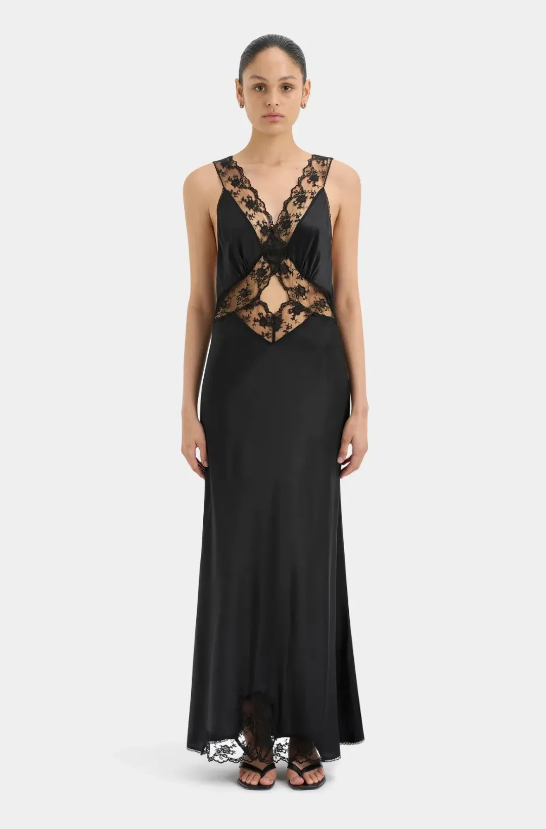 SIR The Label - Aries Cut Out Gown Black Size 2 for rent on The Volte - main image