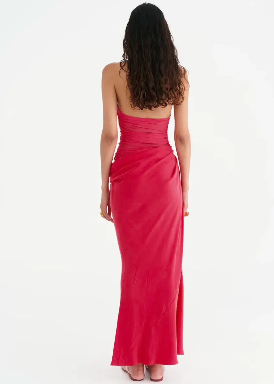 Benni Maxi Dress Pink Size 10 for rent on The Volte - main image