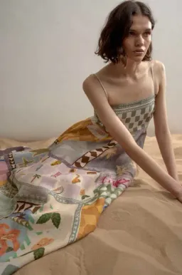 Alemais Emma Gale Sundress Multi Size 14 for rent on The Volte - image 1