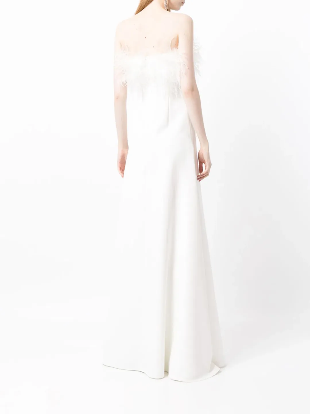 Rachel Gilbert Linc Gown Ivory  AU Size 12 for rent on The Volte - main image