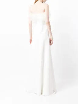 Rachel Gilbert Linc Gown Ivory  AU Size 12 for rent on The Volte - image 3