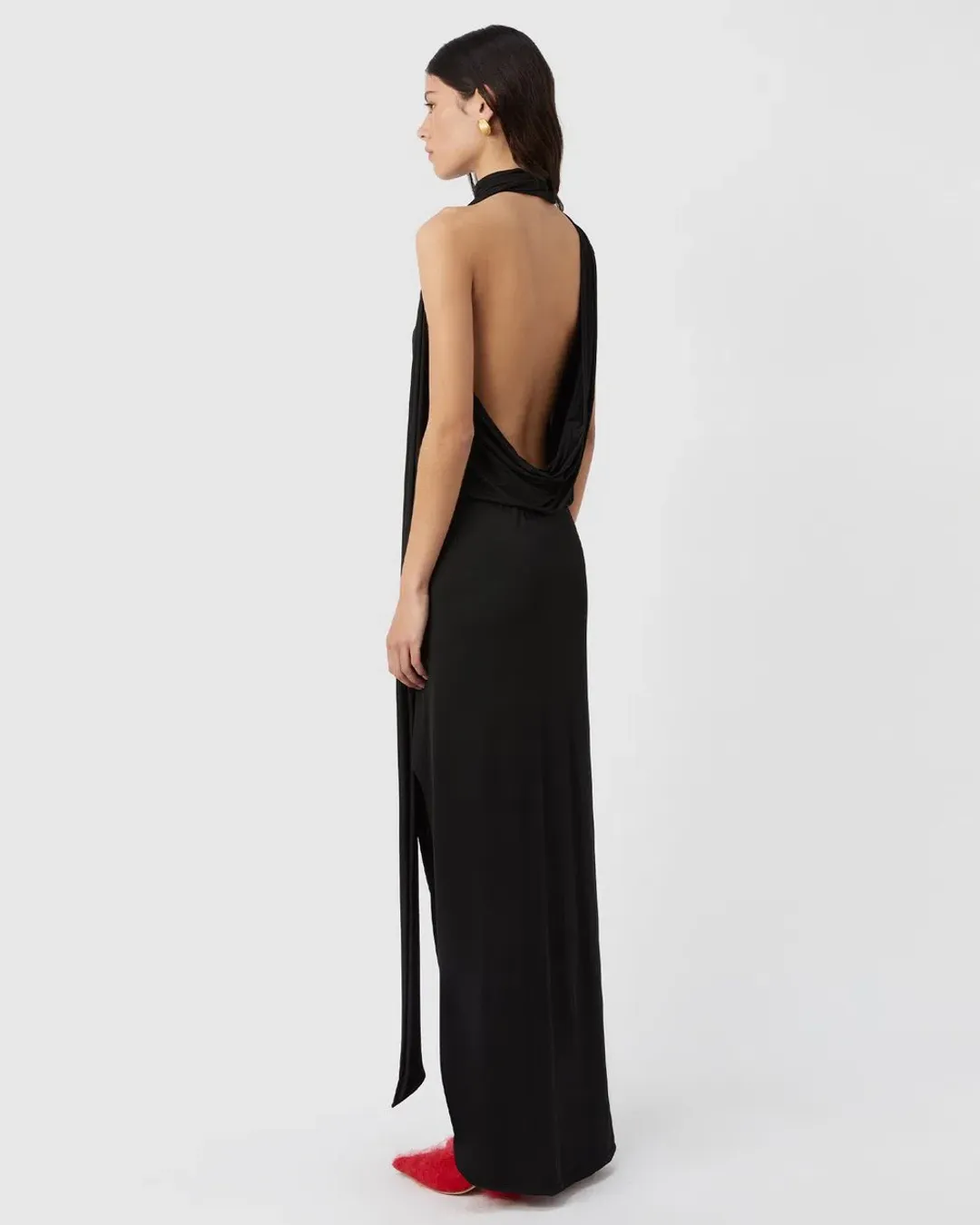 CAMILLA AND MARC Marino Dress Black Size AU 6 for rent on The Volte - main image
