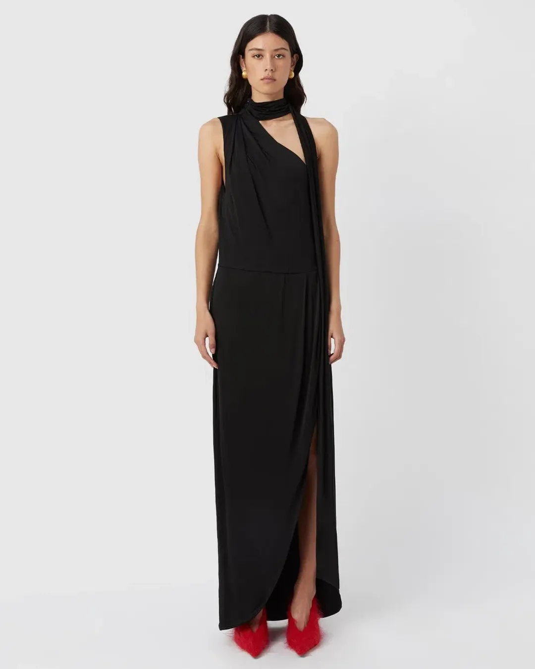 CAMILLA AND MARC Marino Dress Black Size AU 6 for rent on The Volte - main image