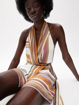 SIR The Label Caprera Wrap Halter Mini Dress Size 1 or AU 8 for rent on The Volte - image 5