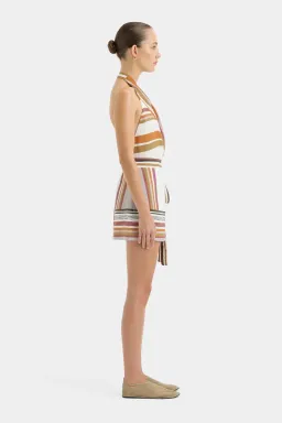SIR The Label Caprera Wrap Halter Mini Dress Size 1 or AU 8 for rent on The Volte - image 2