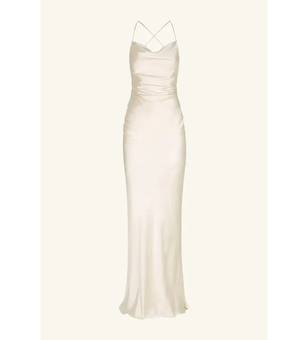 Shona Joy La Lune Lace Back Maxi Dress Cream Size XS / AU 6 for rent on The Volte - main image