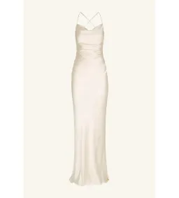 Shona Joy La Lune Lace Back Maxi Dress Cream Size XS / AU 6 for rent on The Volte - image 4