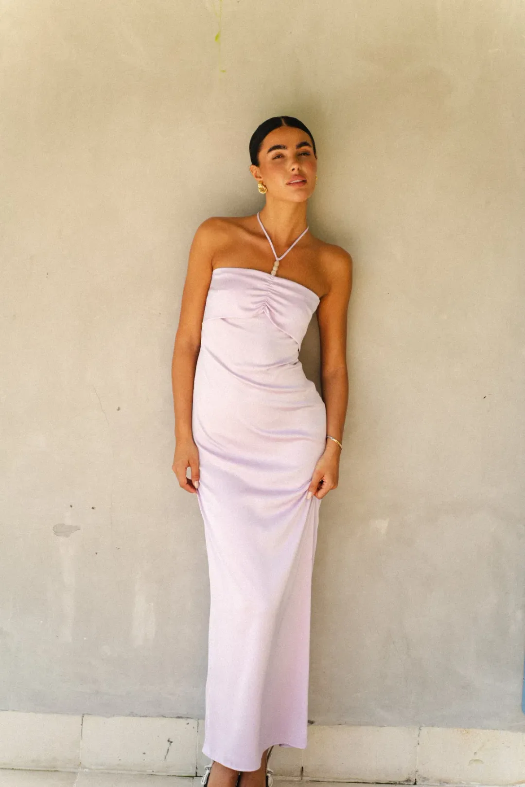 HNTR The Label Rae Dress Lilac Size S / AU 8 for rent on The Volte - main image