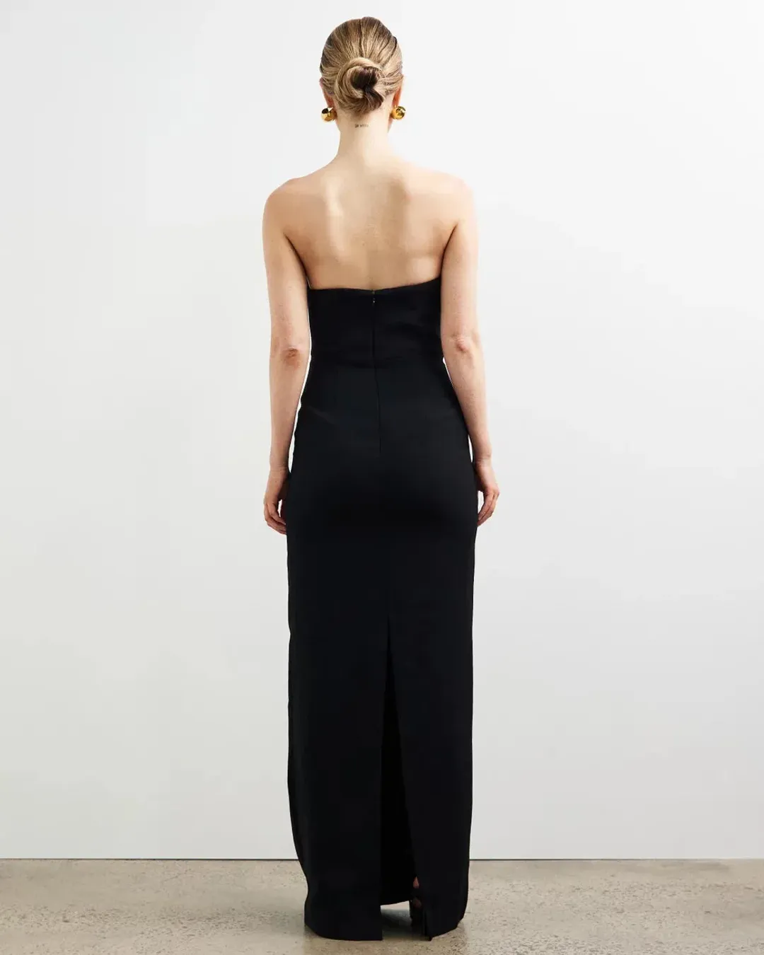 Solace London Eve Maxi Dress Black Size 6 for rent on The Volte - main image