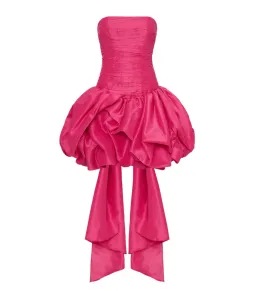 Aje Piacere Bubble Hem Mini Dress Pink Size S / AU 8 for rent on The Volte - image 3