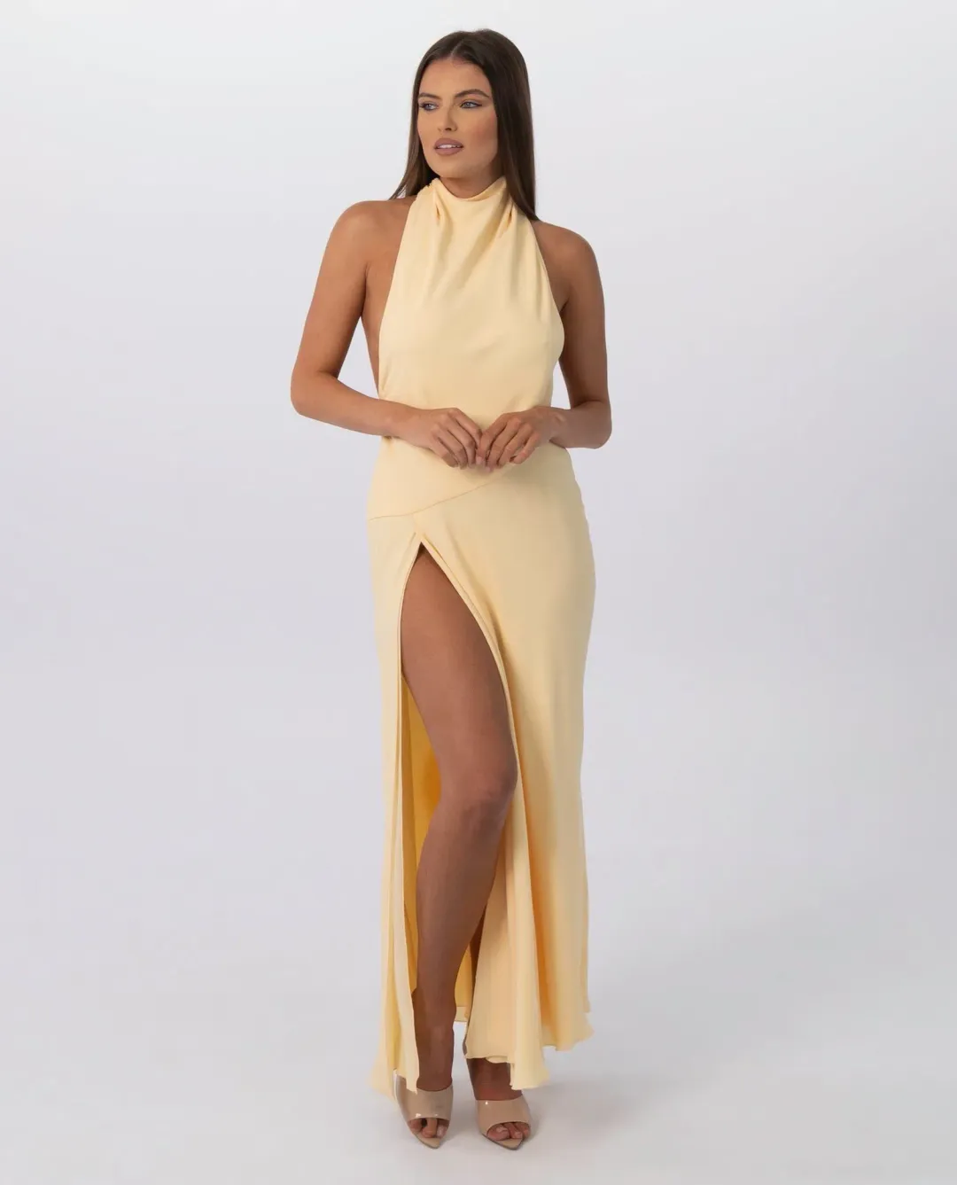 Mim and Bell Violet Dress Yellow Size S / AU 8 for rent on The Volte - main image