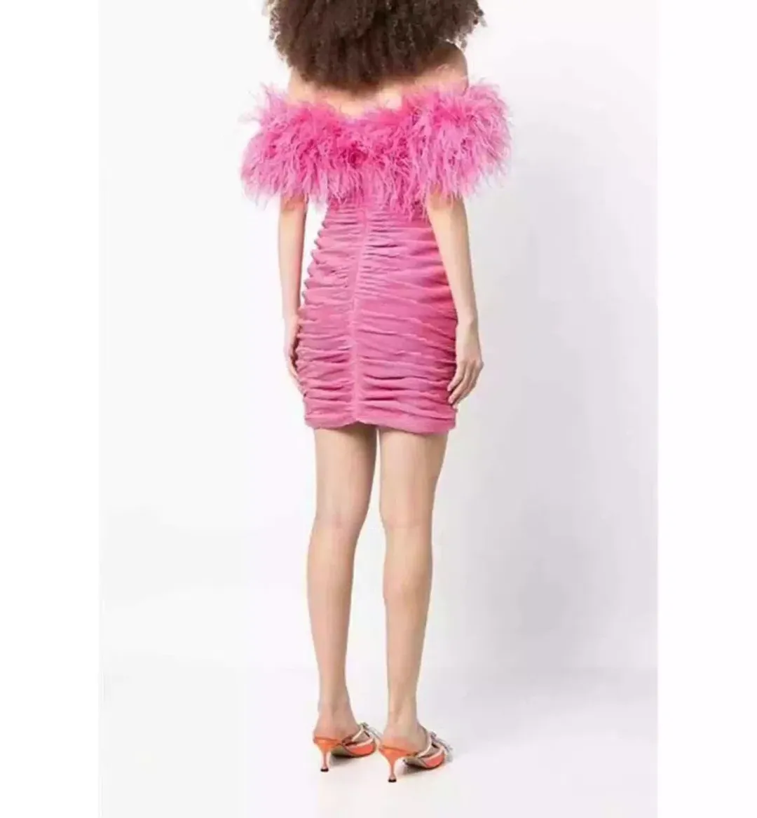 Rachel Gilbert Zion Mini Dress Pink 2 / AU 10 for rent on The Volte - main image