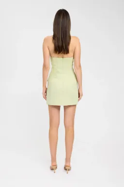 Kookai Oyster Pocket Mini Dress Green Haze Size 8 for rent on The Volte - image 3