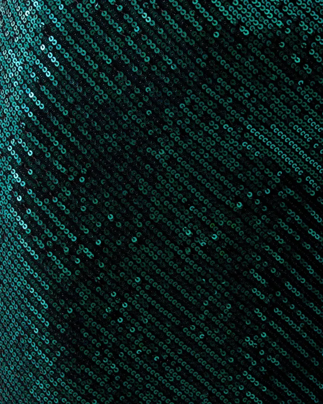 Tussah Selia Boat Neck Midi Dress Emerald Green Sequin Size 10 for rent on The Volte - main image