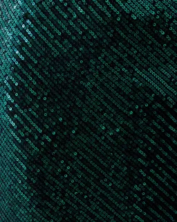 Tussah Selia Boat Neck Midi Dress Emerald Green Sequin Size 10 for rent on The Volte - image 6