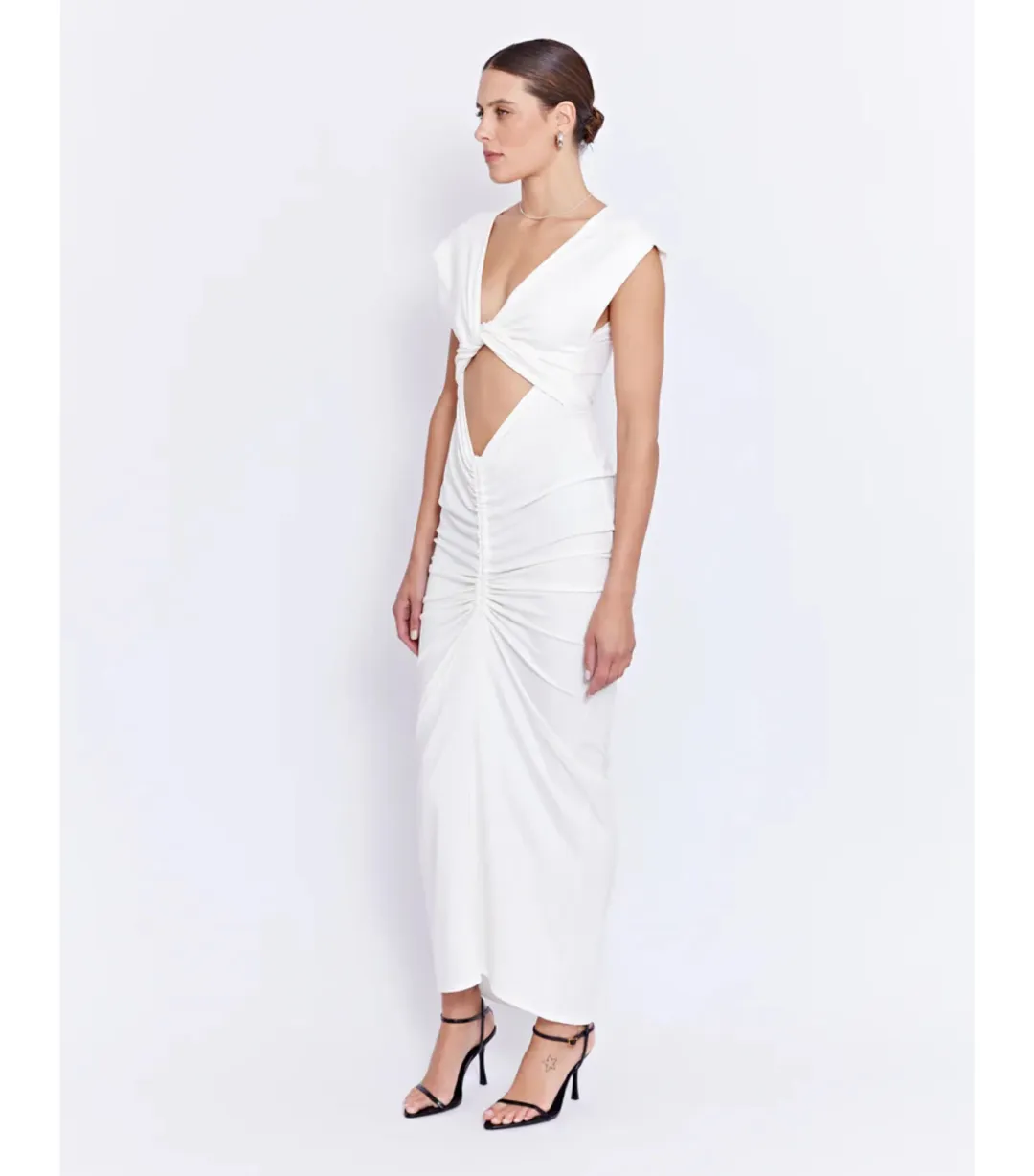 Pfeffier Ramos Dress Off White Size AU 8 for rent on The Volte - main image