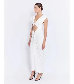 Pfeffier Ramos Dress Off White Size AU 8 for rent on The Volte - image 2