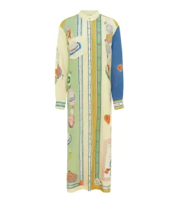 Alemais Elixir Shirt Dress Multi Size AU 12   for rent on The Volte - image 7