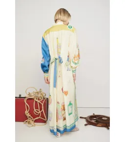 Alemais Elixir Shirt Dress Multi Size AU 12   for rent on The Volte - image 6