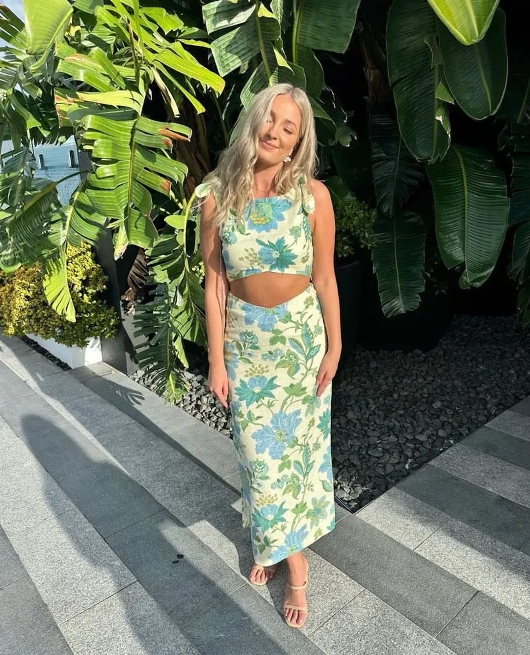 Sir The Label Alexandre Top and Skirt Set in Marguerite Print Size 3 / AU 12 for rent on The Volte - main image