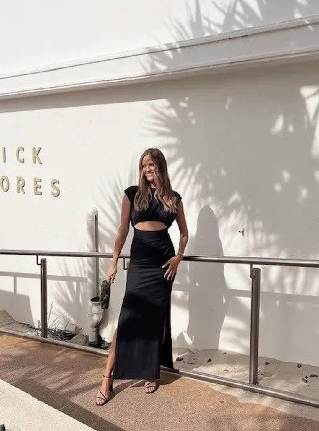 Bianca & Bridgett Nola Dress Black Size 14 for rent on The Volte - main image