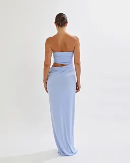 One Mile The Label Kylie Maxi Dress in Periwinkle Blue Size XS / AU 6 for rent on The Volte - image 3