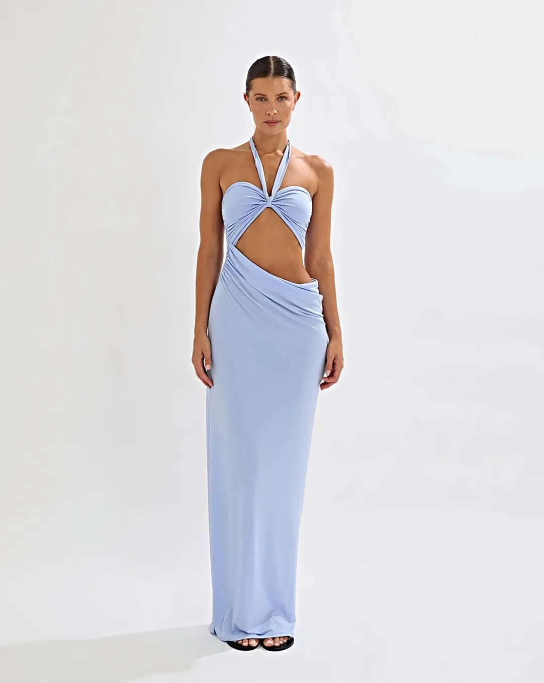 One Mile The Label Kylie Maxi Dress in Periwinkle Blue Size XS / AU 6 for rent on The Volte - main image