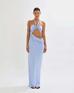 One Mile The Label Kylie Maxi Dress in Periwinkle Blue Size XS / AU 6 for rent on The Volte - image 4