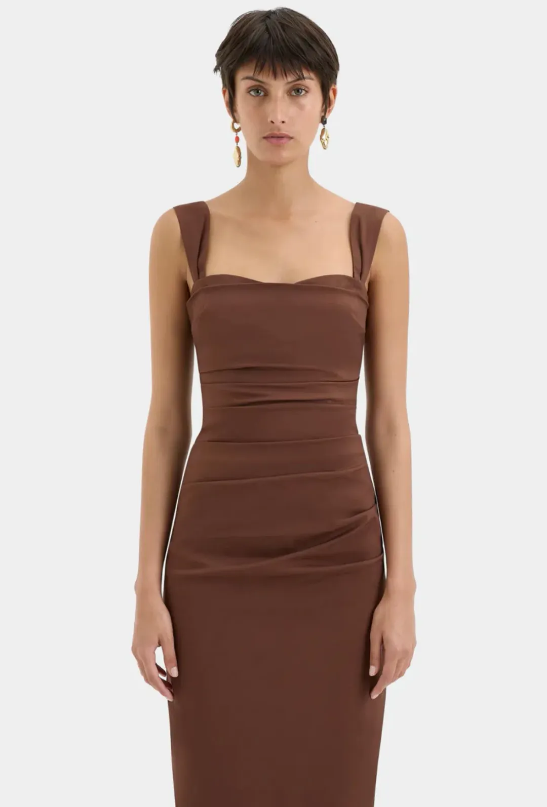 Sir the Label - DAHLIA BALCONETTE GOWN  for rent on The Volte - main image