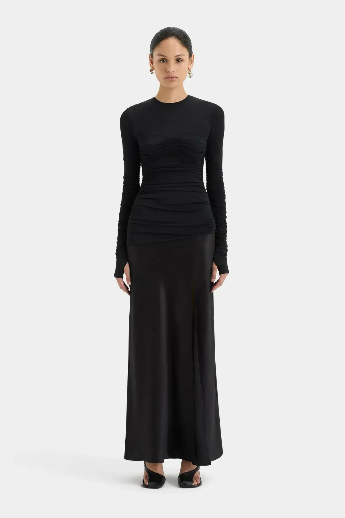 Sir Alessia Draped Gown Size 3/ AU 14 for rent on The Volte - main image