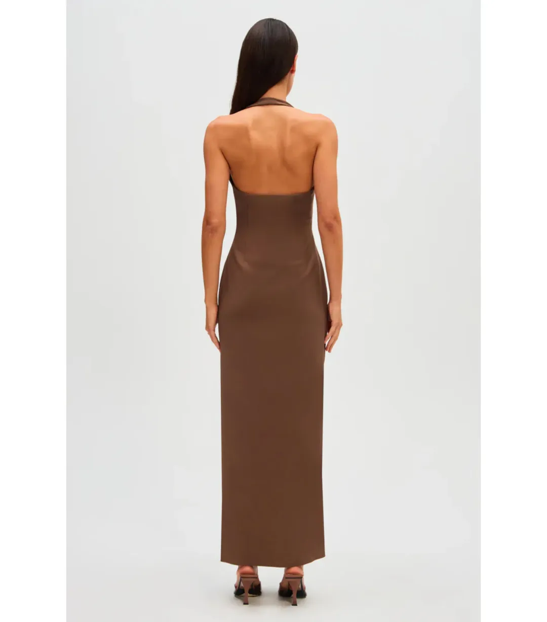 Misha The Alusia Dress Mink Size 6 for rent on The Volte - main image