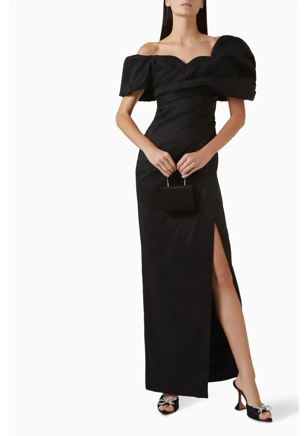 Rachel Gilbert Gia Gown in Black Size 2 / AU 10  for rent on The Volte - main image