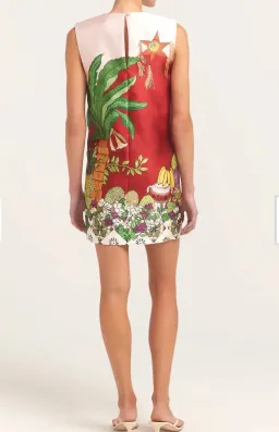 Alemais Tiger Mini Dress Print Size AU 10 for rent on The Volte - image 3