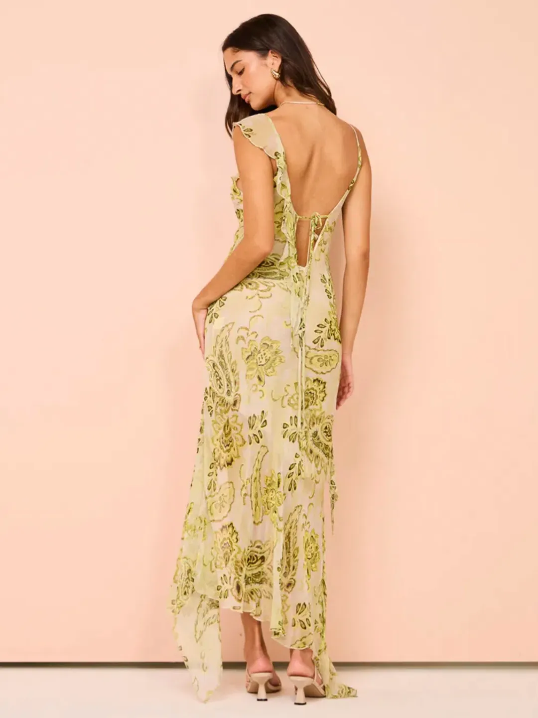 Bec & Bridge LyLou Dress Lemon Paisley Size S / AU 10 for rent on The Volte - main image