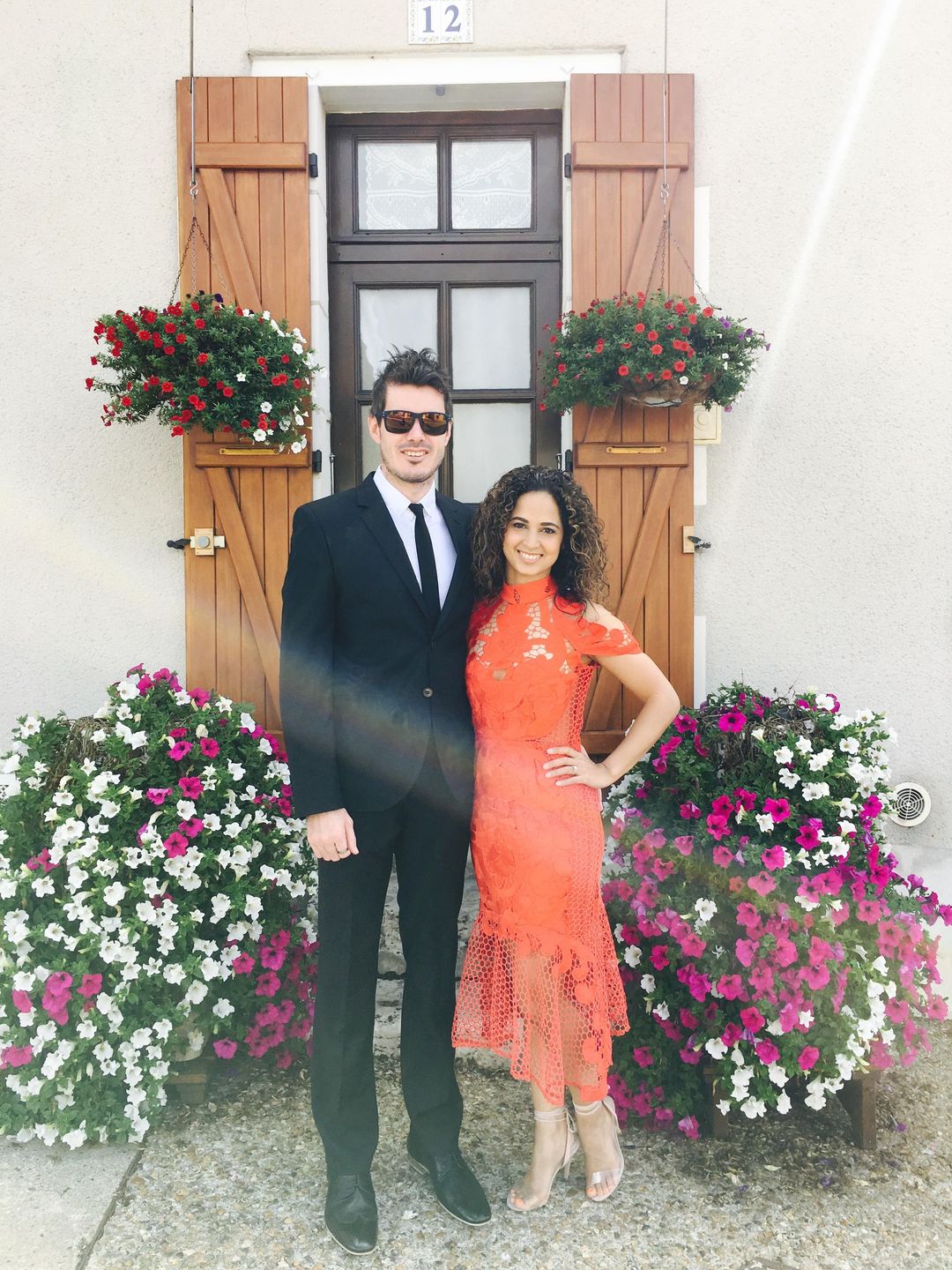 Thurley Red Midi Lace Dress 6 for rent on The Volte - main image