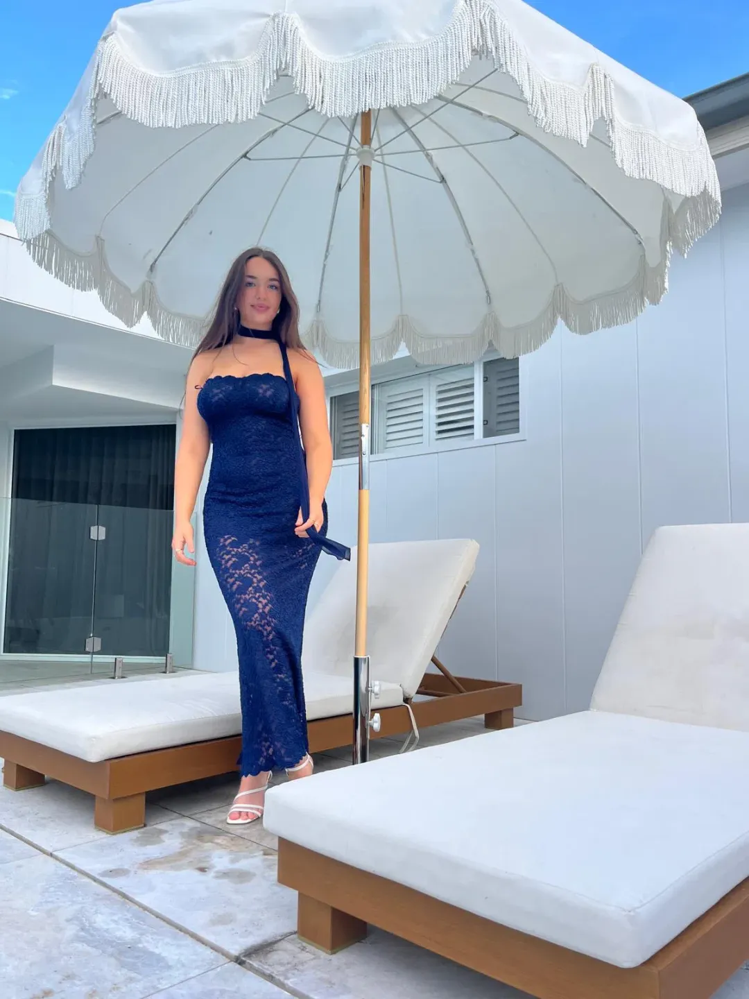 Arcina Ori Meredith Dress Blue Size S / AU 8 for rent on The Volte - main image