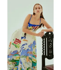 Alemais Nadia Sundress Print Size AU 12 for rent on The Volte - image 3