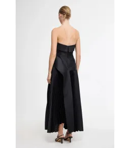 Acler Hammil Midi Dress in Black Size AU 10  for rent on The Volte - image 3