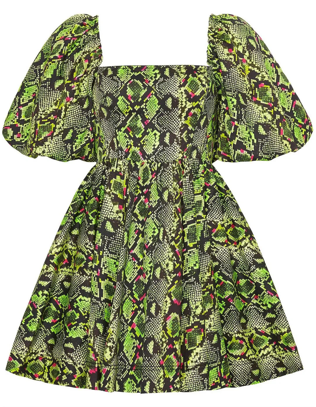 Aje Serpentine Corset Mini Dress Print Size 10 for rent on The Volte - main image