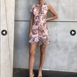 Atoir Stars valentines Mini Dress Pink Size 6 for rent on The Volte - image 3