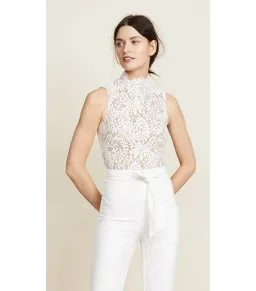 MISHA Josie Pantsuit White Size 6/XS for rent on The Volte - image 2