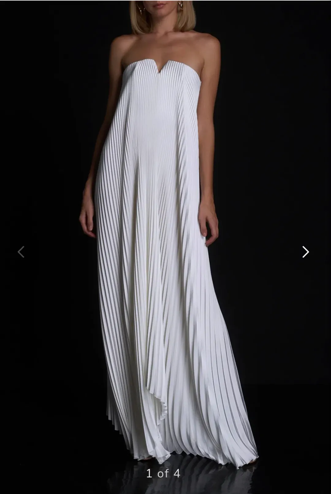 LIDEE BLACK TIE GOWN - IVORY Size 10 for rent on The Volte - main image