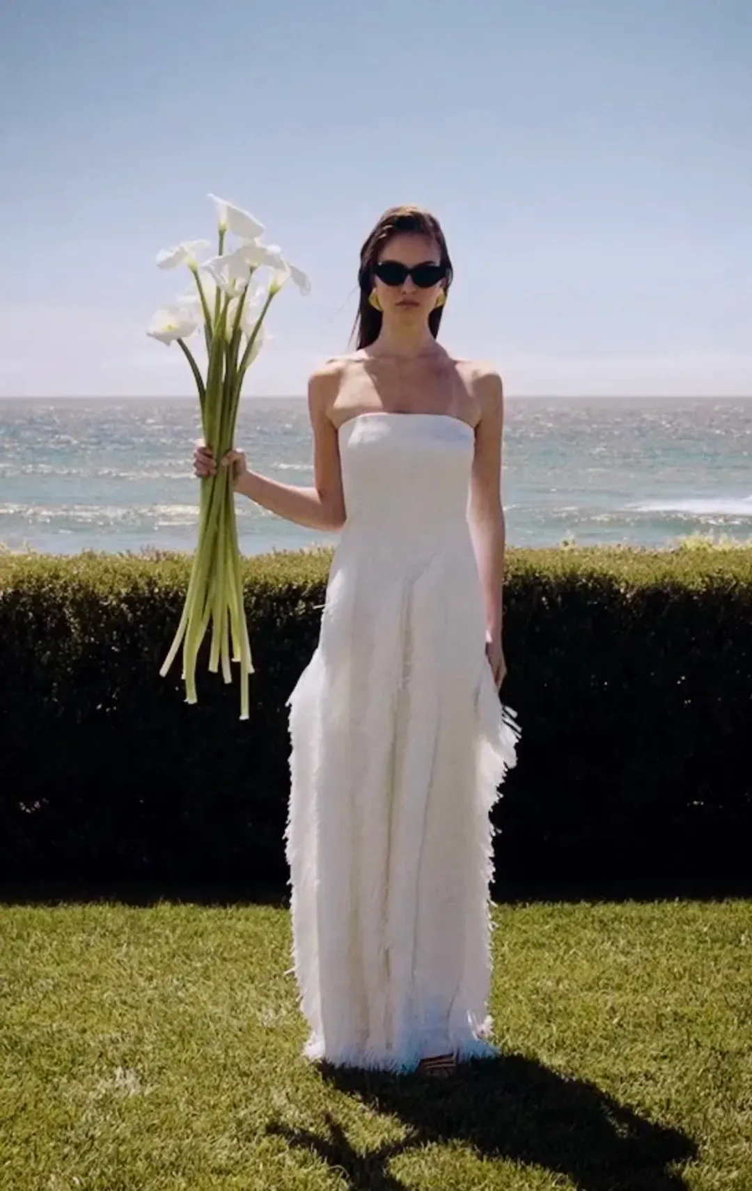 Cult Gaia Freya Gown Off White size XS for rent on The Volte - main image