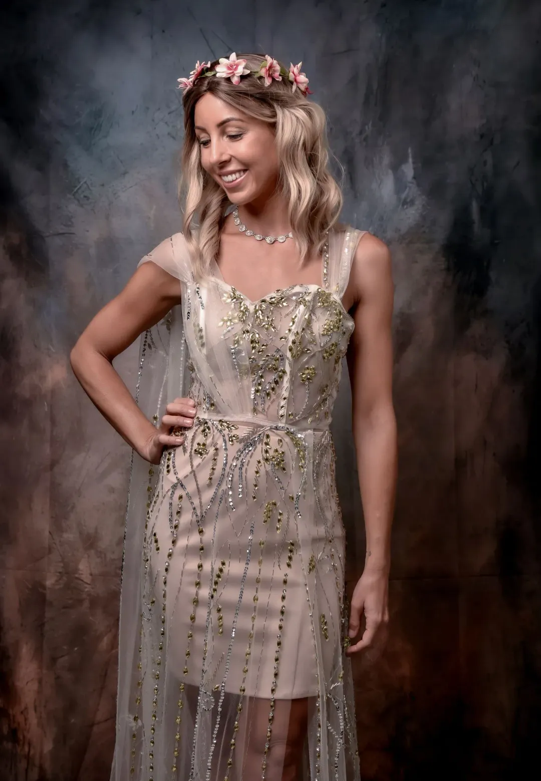 Alamour The Label Maxi Dress White Size 8  for rent on The Volte - main image