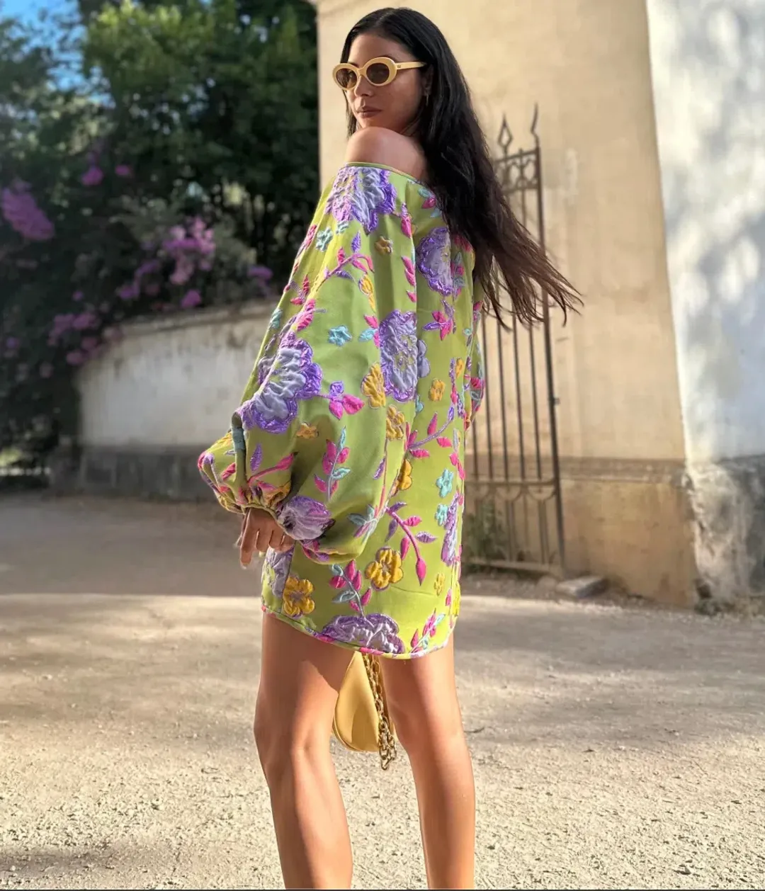 Arianne Elmy Good Luck Dress Retro Green Size M /Au 10  for rent on The Volte - main image