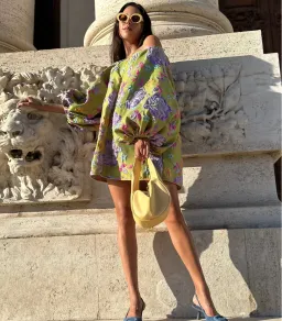 Arianne Elmy Good Luck Dress Retro Green Size M /Au 10  for rent on The Volte - image 4