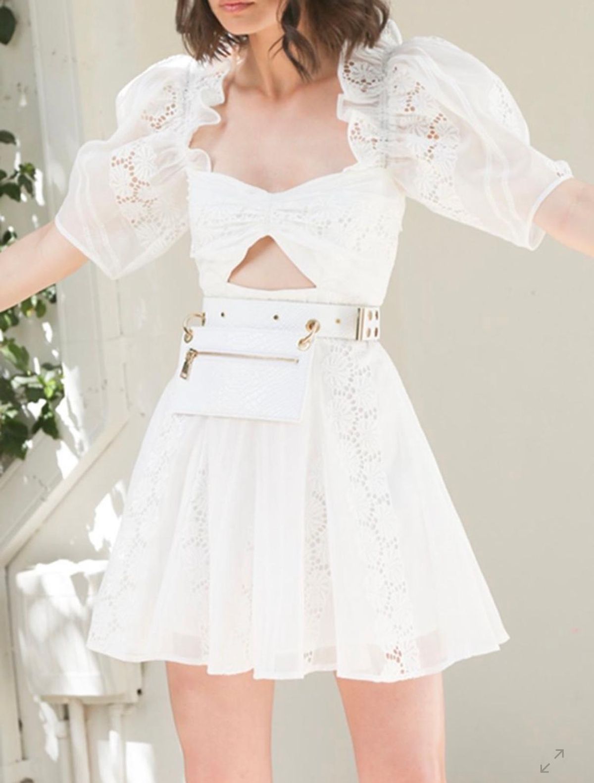 Alice McCALL Sunday Rose Dress White 10 for rent on The Volte - main image
