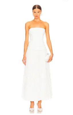 Acler Bristol Midi Dress Ivory Size 10 for rent on The Volte - image 3
