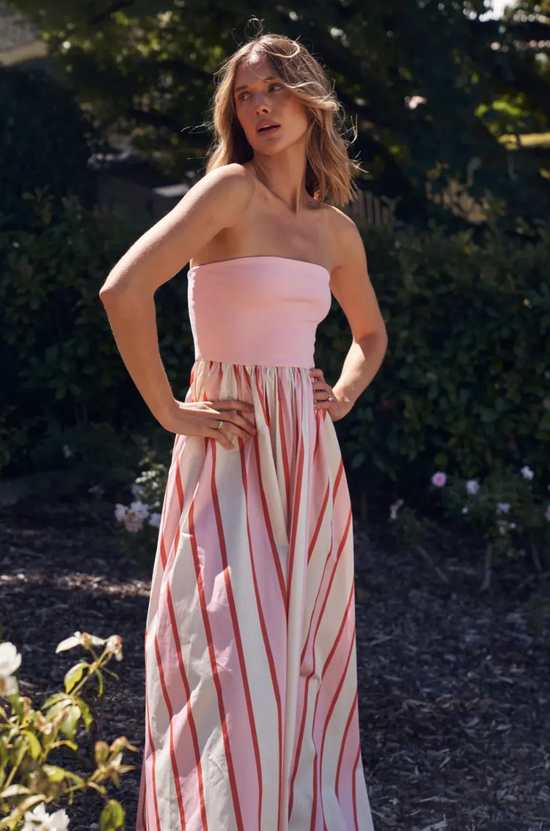 Aston Studio Off Shoulder Mini Dress Apple Size S / AU 8 for rent on The Volte - main image